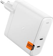 spigen arcstation pro 140w wall charger white for gan 2 port photo spigen arcstation pro 140w wall charger white for gan 2 port photo