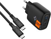spigen arcstation pro 45w wall charger black for gan 1 port photo