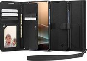 spigen wallet s black for samsung galaxy s25  photo