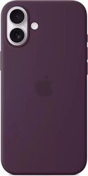 silicone case with magsafe for apple iphone 16 plus plum myyd3 photo