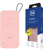 powerbank 3mk pastelup 10000mah 225w qc pd fqi wireless charging pink photo