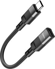 hoco u107 lightning to usb c adapter 01m black photo