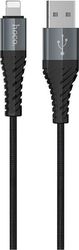 hoco usb a to lightning cable x38 cool 18w 2a 1m black photo