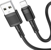 hoco usb a to lightning cable x83 victory 18w 2a 1m black photo