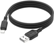 hoco usb a to lightning cable x90 18w 2a 1m black photo