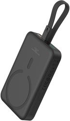 baseus powerbank magnetic mini 10000mah 20w pd fqi wireless charging black photo