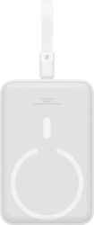baseus powerbank magnetic mini 10000mah 20w pd fqi wireless charging white photo