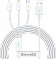 baseus superior series usb a to lightning microusb usb c cable 20w 2a 12m white camltys 02 photo baseus superior series usb a to lightning microusb usb c cable 20w 2a 12m white camltys 02 photo