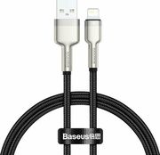 baseus cafule usb a to lightning cable metal series 18w 24a 025m black caljk 01 photo baseus cafule usb a to lightning cable metal series 18w 24a 025m black caljk 01 photo