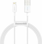 baseus superior series usb a to lightning cable 20w 24a 1m white calys a02 photo