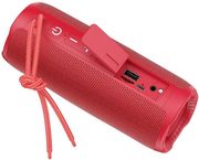 bluetooth speaker hoco hc16 2 x 5w tws usb micro sd radio fm red photo