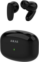 akai bte j400enc asyrmata in ear akoystika enc me bluetooth kai handsfree photo