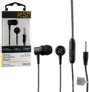 nsp hn25 black in ear akoystika pseires hands free photo
