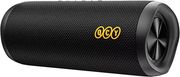 qcy sp7 black portable bluetooth speaker w stereo sound 40w mic for calls rgb light show photo