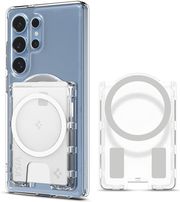 spigen ultra hybrid wallet magsafe crystal clear for samsung galaxy s25 series photo