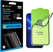 bestsuit flexible hybrid glass 5d for samsung galaxy s25 black photo