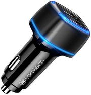 lamtech 2xusb 24a car charger for mobile phones black lam081741 photo