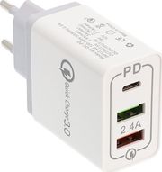 lamtech quick charger 15w high speed qc30 and type c output lam022001 photo