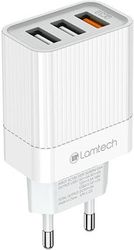 lamtech wall quick charger qc30 2x21a lam021004 photo