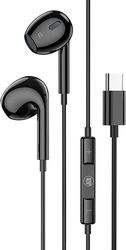lamtech type c mobile earphones with microphone black lam020946 photo