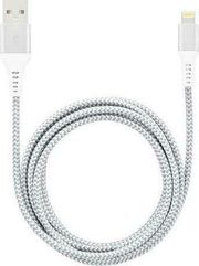 lamtech micro usb high quality unbreakable cable silver 2m lam450275 photo