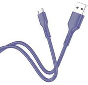 lamtech datacable micro usb 1m blue lam445172 photo