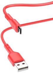 lamtech datacable micro usb 1m red lam445165 photo