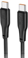 lamtech charge and data cable type c to type c 60w 1m black lam114406 photo
