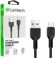 lamtech datacable type c 3m black lam111696 photo