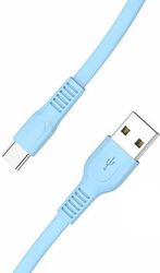 lamtech type c 30a flat charging cable 1m blue lam111832 photo