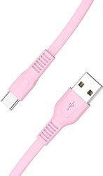 lamtech type c 30a flat charging cable 1m pink lam111825 photo