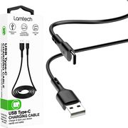 lamtech datacable type c 2m black lam446834 photo