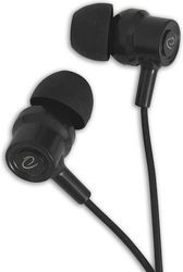 esperanza eh189k stereo earphones with microphone eh189 black photo