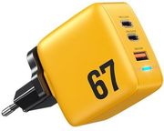 charger gan wk 67w pdx2 qc30 yellow wp u141 photo