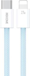 charging cable wk 27w pd type c i6 blue 1m wdc 21 photo