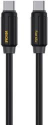 charging cable wk 65w type c type c black 1m wdc 28 photo