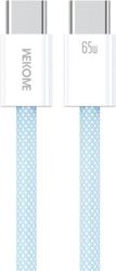 charging cable wk 65w type c type c blue 1m wdc 21 photo