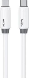 charging cable wk 65w type c type c white 1m wdc 28 photo