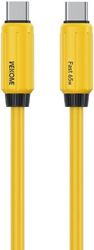 charging cable wk 65w type c type c yellow 1m wdc 28 photo