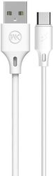 charging cable wk type c white 1m full speed pro wdc 092 24a photo