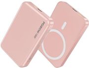 power bank magnetic wireless wk 10000mah 20w pdx1 pink wp 45 photo