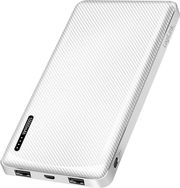 logilink mobile power bank lipo 10000mah usb c in out white photo