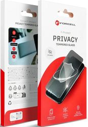 forcell privacy glass for iphone 16 black photo