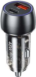 car charger wk 48w pd usb qc 30 black wp c53 photo