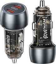 car charger wk 60w dual pd black wp c54 photo