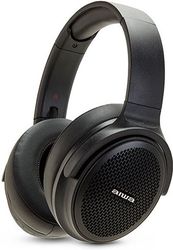aiwa acoustic isolation wireless stereo headphones black hst 250bt bk photo