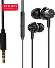 aiwa hi res 35mm in earphone black diamond estm 500bk photo