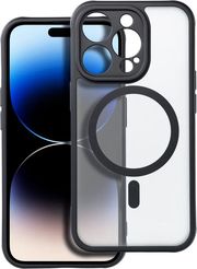 full matte mag cover case compatible with magsafe for xiaomi redmi note 14 pro 5g black photo