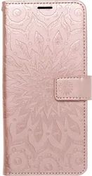 mezzo book case for xiaomi redmi note 14 pro 5g 14 pro plus 5g dreamcatcher rose gold photo
