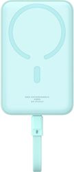baseus powerbank magnetic mini 10000mah 30w pd fqi wireless charging blue photo